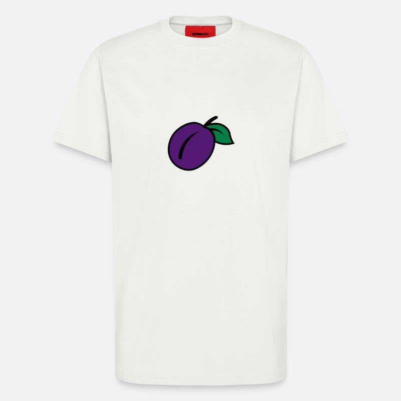Blomme - Organic relaxed T-shirt made in EU - OFF WHITE
