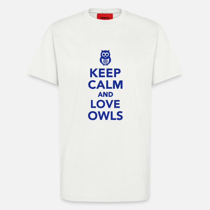 Eule - T-Shirt - made by SPREAD - OFF WHITE