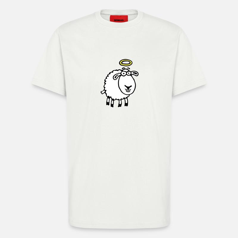 unschuldslamm_042012_e_3c - T-Shirt - made by SPREAD - OFF WHITE