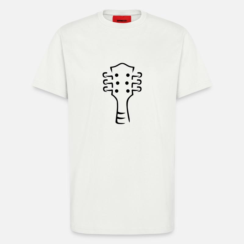 Guitar - T-Shirt - made by SPREAD - OFF WHITE