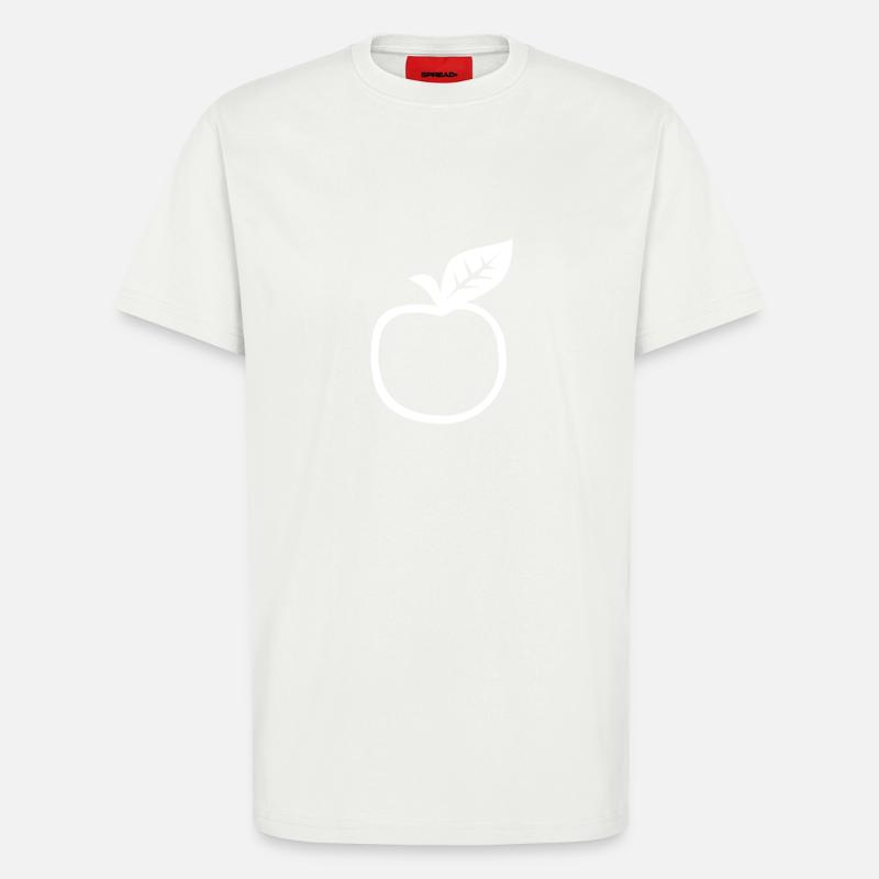 Apfel - T-Shirt - made by SPREAD - OFF WHITE