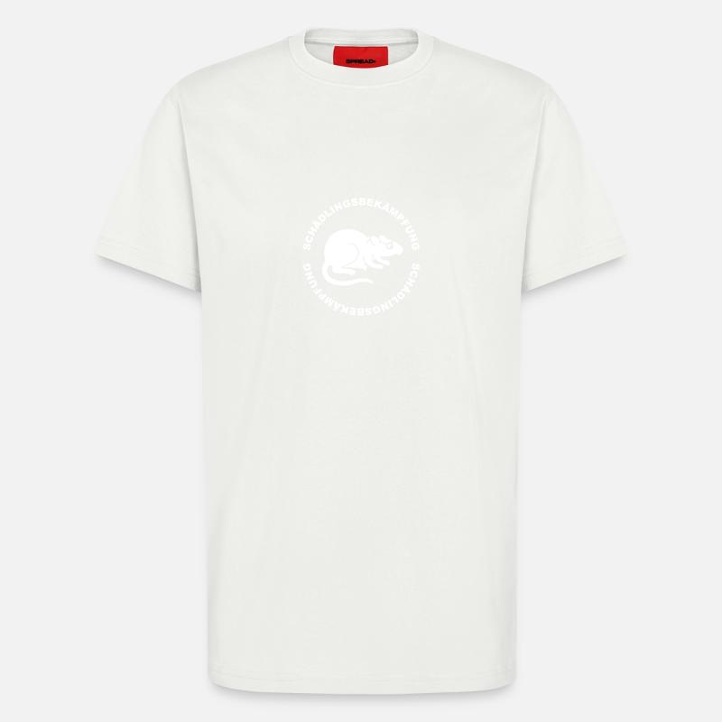Schädlingdbekaempfung - T-Shirt - made by SPREAD - OFF WHITE