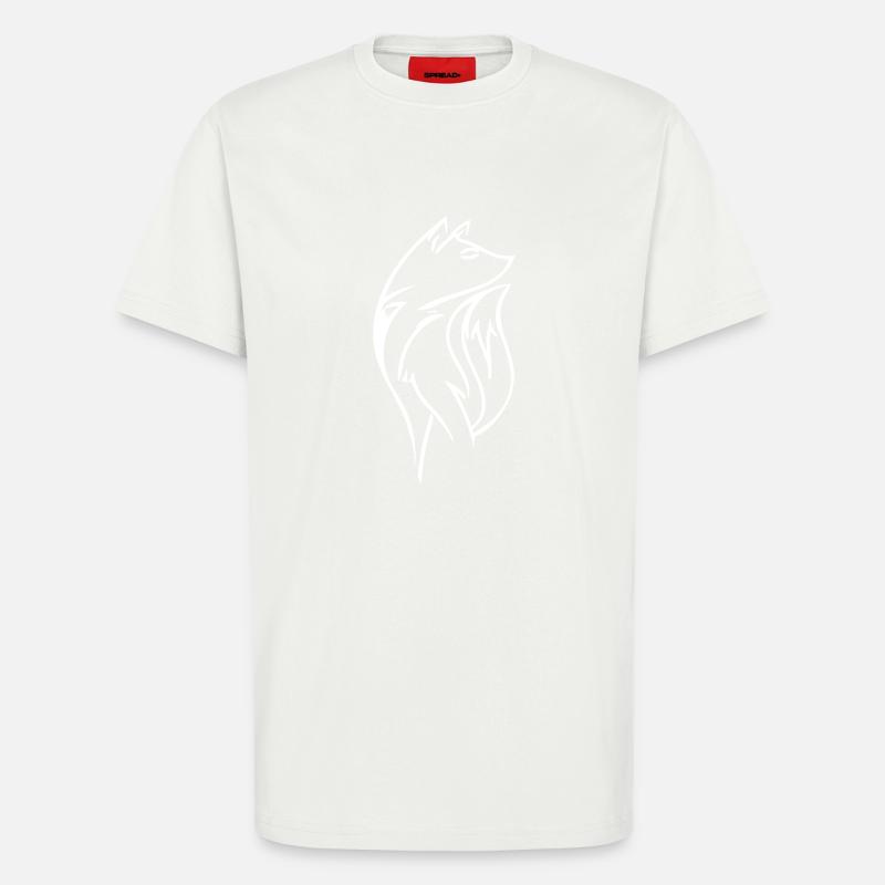 Cleverer Fuchs Vector - T-Shirt - made by SPREAD - OFF WHITE