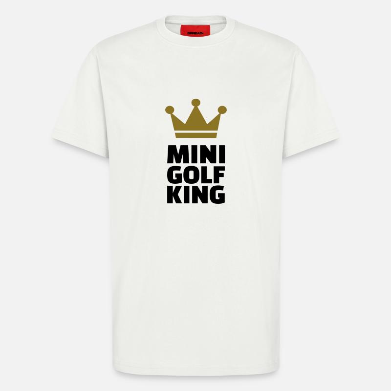 Minigolf King - T-Shirt - made by SPREAD - OFF WHITE
