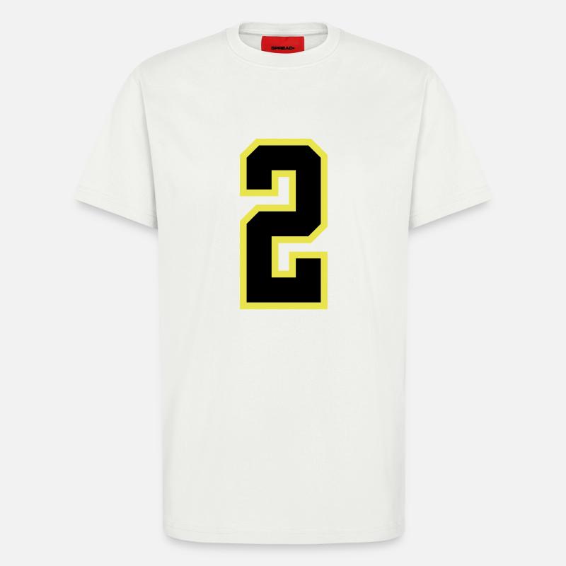 2 Zahl Trikot - T-Shirt - made by SPREAD - OFF WHITE