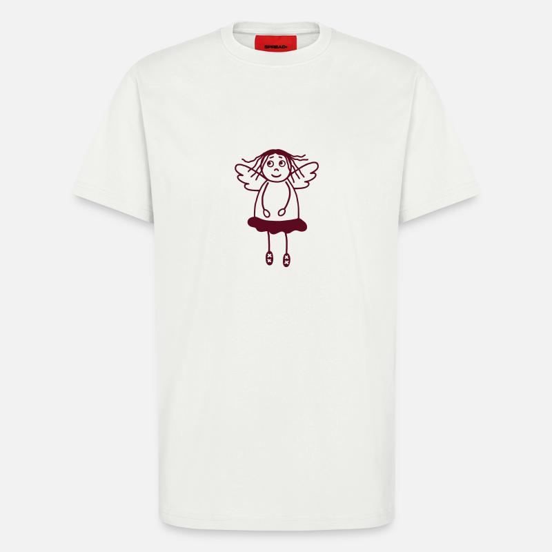 Schutzengel Mädchen - T-Shirt - made by SPREAD - OFF WHITE