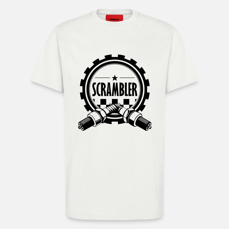 scrambler - T-Shirt - made by SPREAD - OFF WHITE
