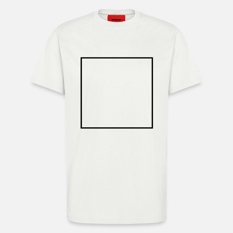 Quadrat - T-Shirt - made by SPREAD - OFF WHITE