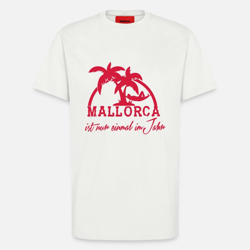 mallorca - T-Shirt - made by SPREAD - OFF WHITE