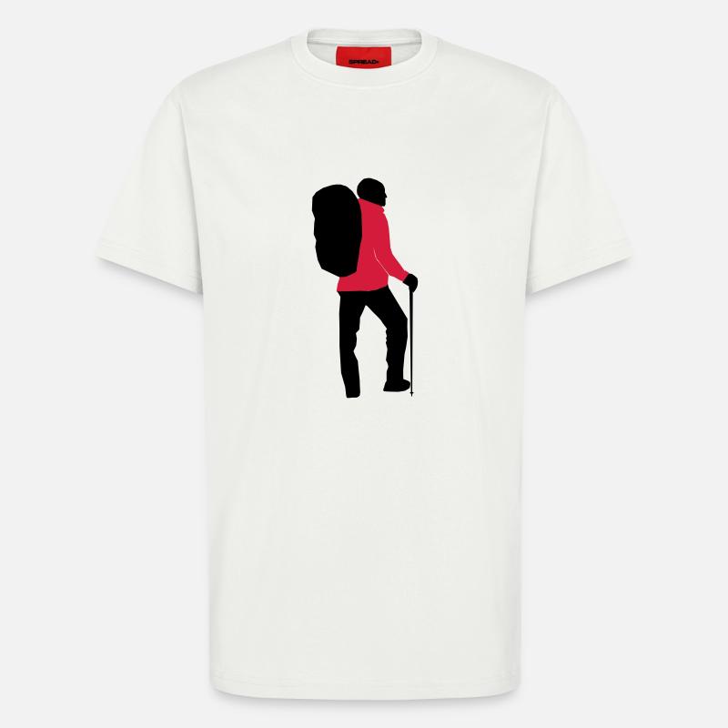 Wanderer personalisierbar - T-Shirt - made by SPREAD - OFF WHITE