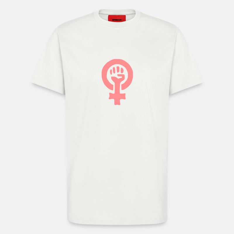 frauenpowerfaust - T-Shirt - made by SPREAD - OFF WHITE