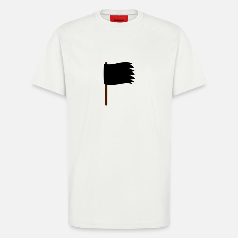 Fahne - T-Shirt - made by SPREAD - OFF WHITE