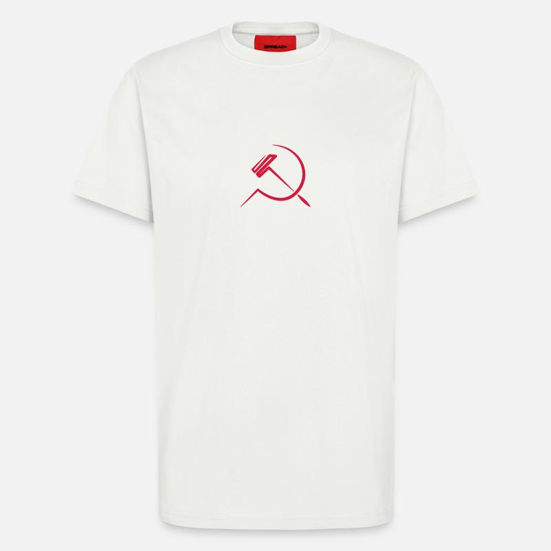 hammer & sichel - T-Shirt - made by SPREAD - OFF WHITE