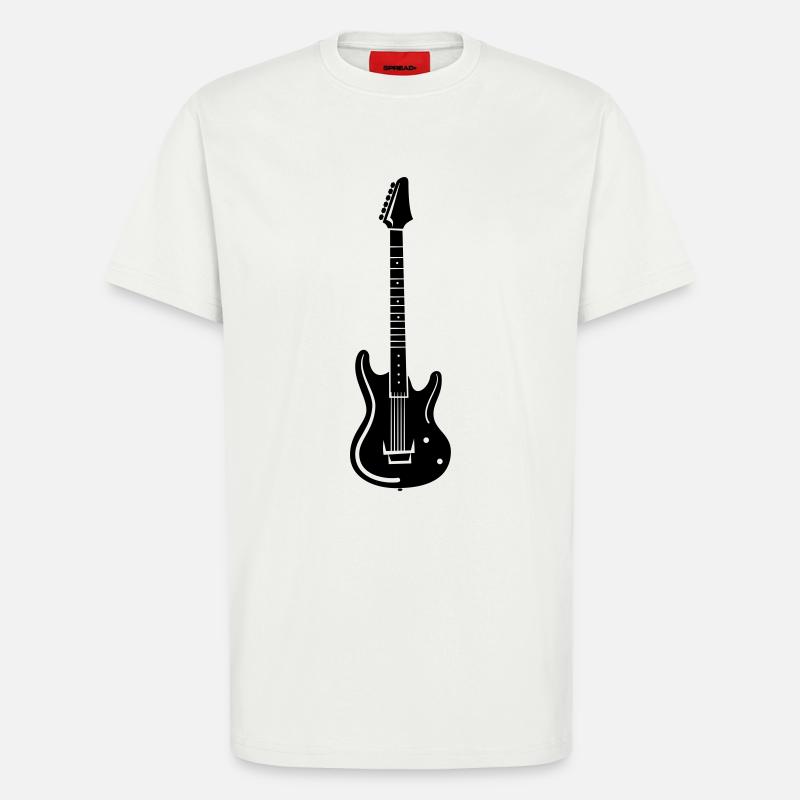 E-Gitarre - T-Shirt - made by SPREAD - OFF WHITE