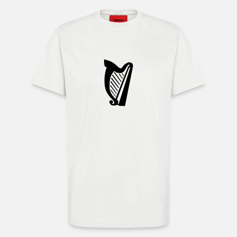 Harfe - T-Shirt - made by SPREAD - OFF WHITE