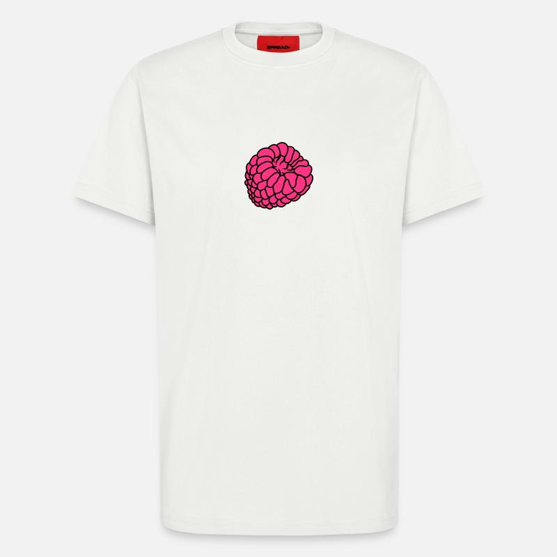 raspberry berries - T-Shirt - made by SPREAD - OFF WHITE