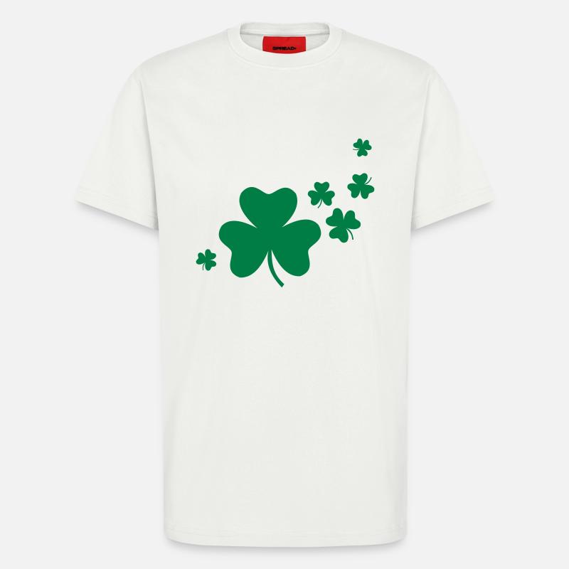 Shamrocks - T-Shirt - made by SPREAD - OFF WHITE