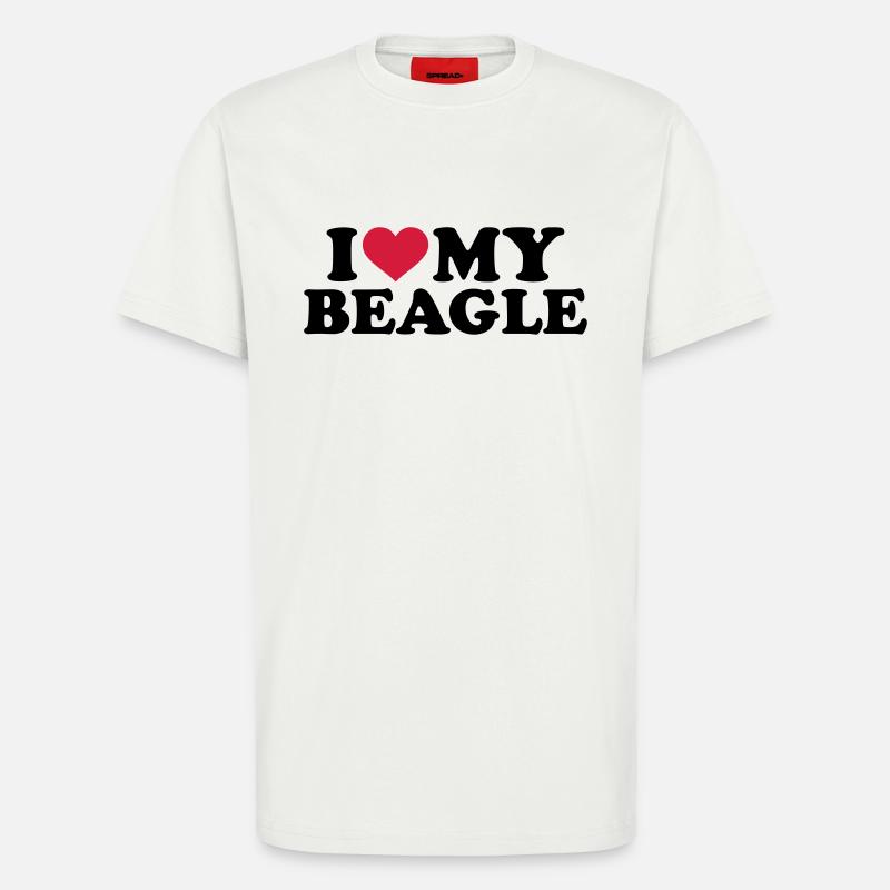 Beagle - T-Shirt - made by SPREAD - OFF WHITE