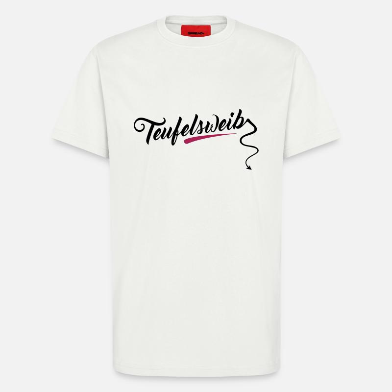 Teufelsweib - T-Shirt - made by SPREAD - OFF WHITE
