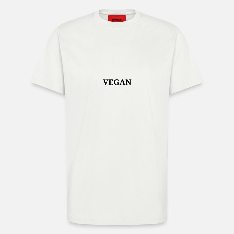 Vegan - T-Shirt - made by SPREAD - OFF WHITE