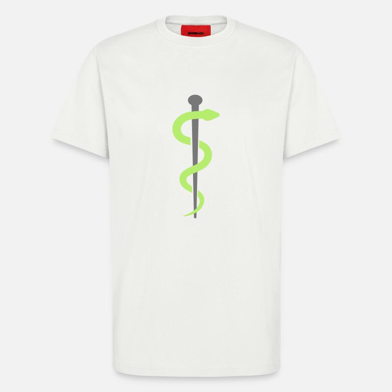 aesculapius - T-Shirt - made by SPREAD - OFF WHITE