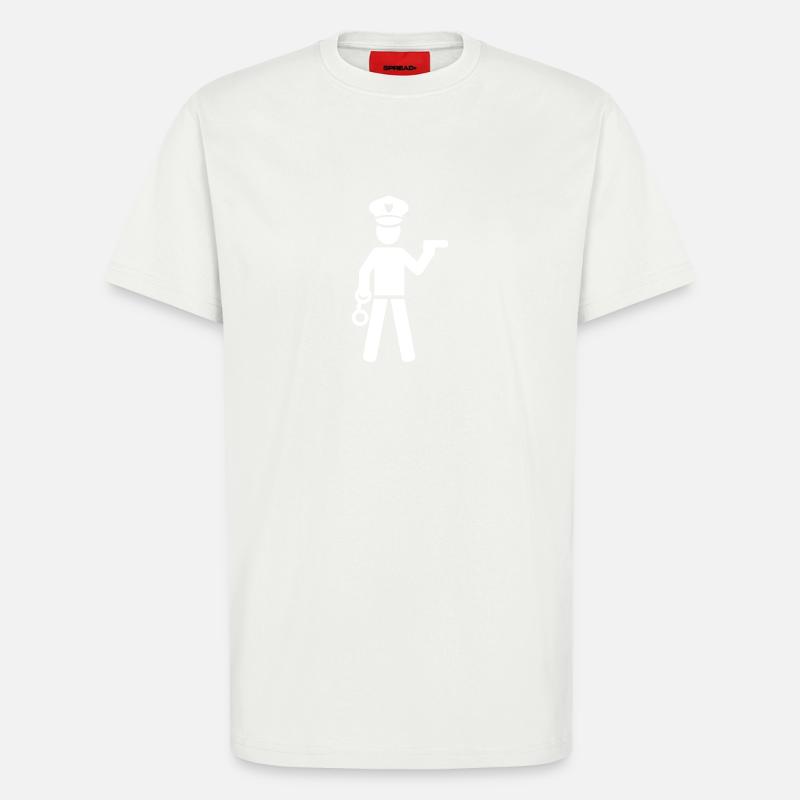 Polizei - T-Shirt - made by SPREAD - OFF WHITE