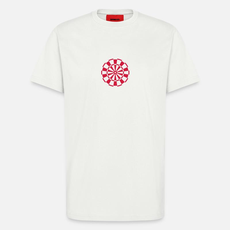 Dart Board Design - T-Shirt - made by SPREAD - OFF WHITE