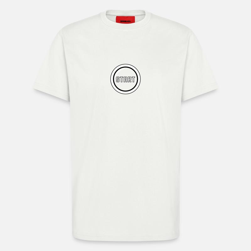 schalter start - T-Shirt - made by SPREAD - OFF WHITE