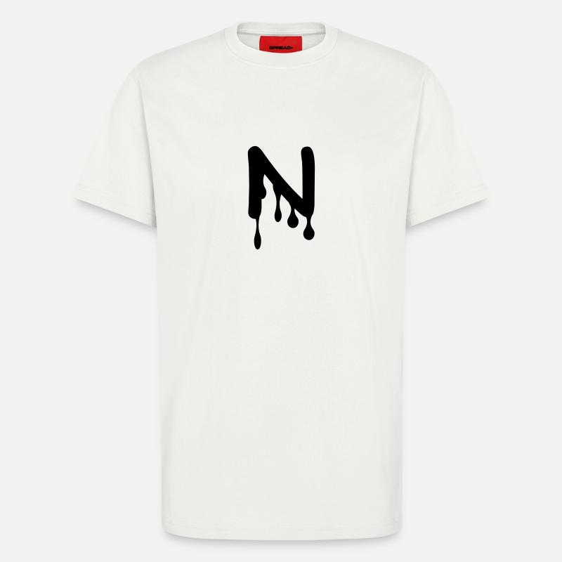 n_comic_graffiti - T-shirt bio décontracté fabriqué en UE - OFF WHITE