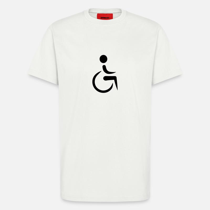 Rollstuhl - T-Shirt - made by SPREAD - OFF WHITE