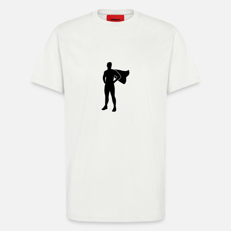Superhero - T-Shirt - made by SPREAD - OFF WHITE