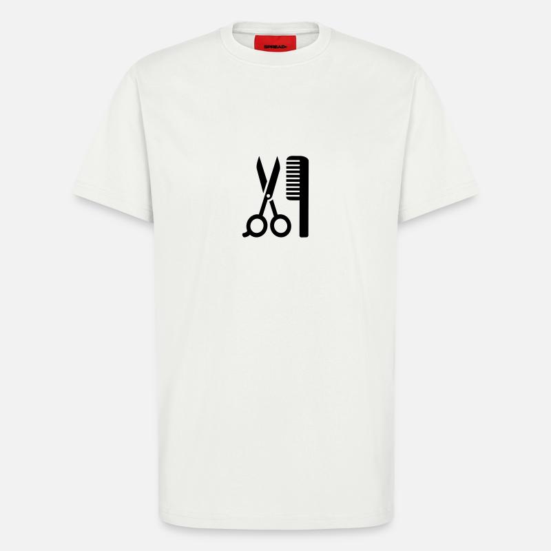 Friseur - T-Shirt - made by SPREAD - OFF WHITE