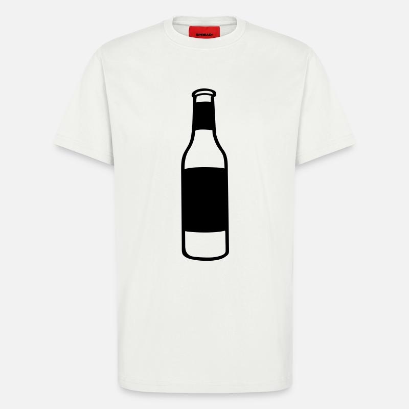 Flasche - T-Shirt - made by SPREAD - OFF WHITE