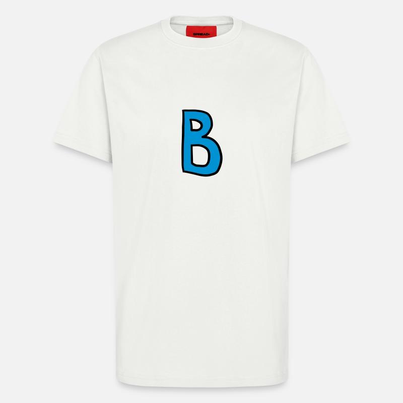 Buchstabe B Comic Cartoon - T-Shirt - made by SPREAD - OFF WHITE