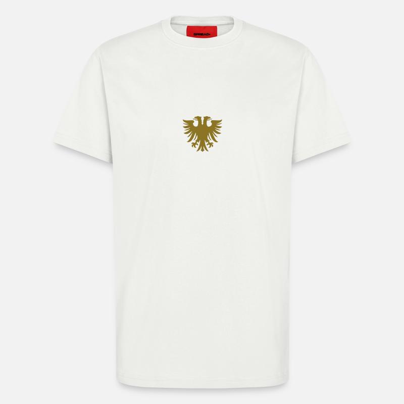 double-headed eagle - T-Shirt - made by SPREAD - OFF WHITE