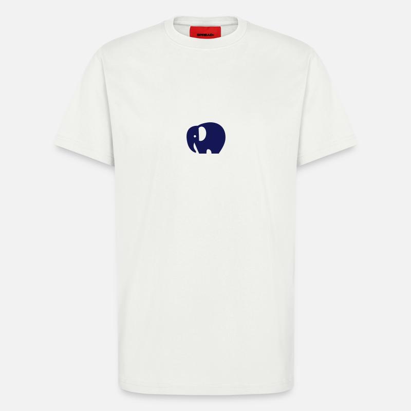 Elefant - T-Shirt - made by SPREAD - OFF WHITE