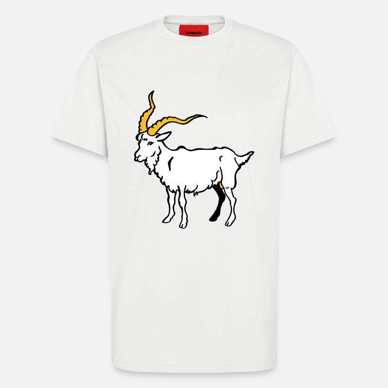 Ziegenbock - T-Shirt - made by SPREAD - OFF WHITE