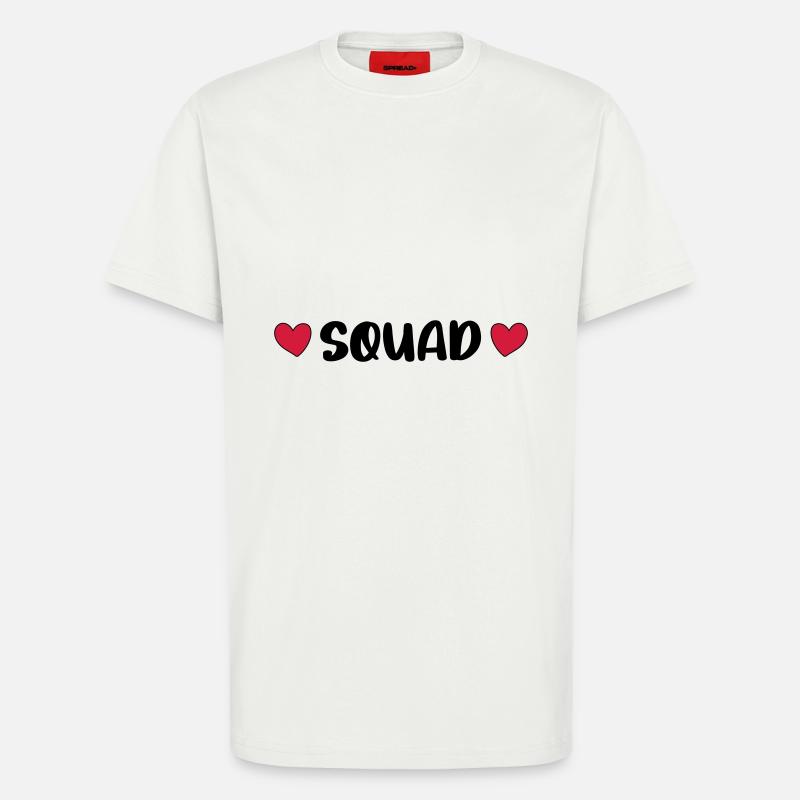 Squad Herz - T-Shirt - made by SPREAD - OFF WHITE