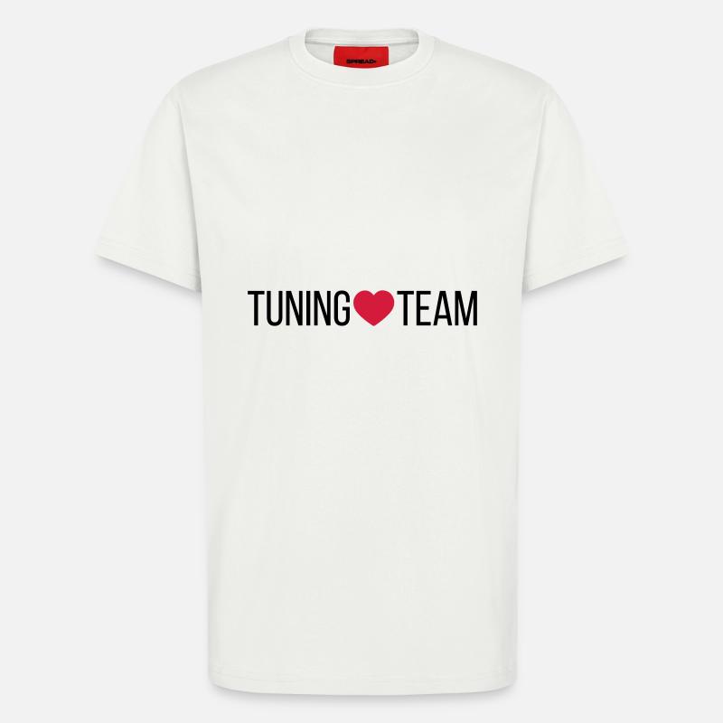 Tuning Team Herz - T-Shirt - made by SPREAD - OFF WHITE