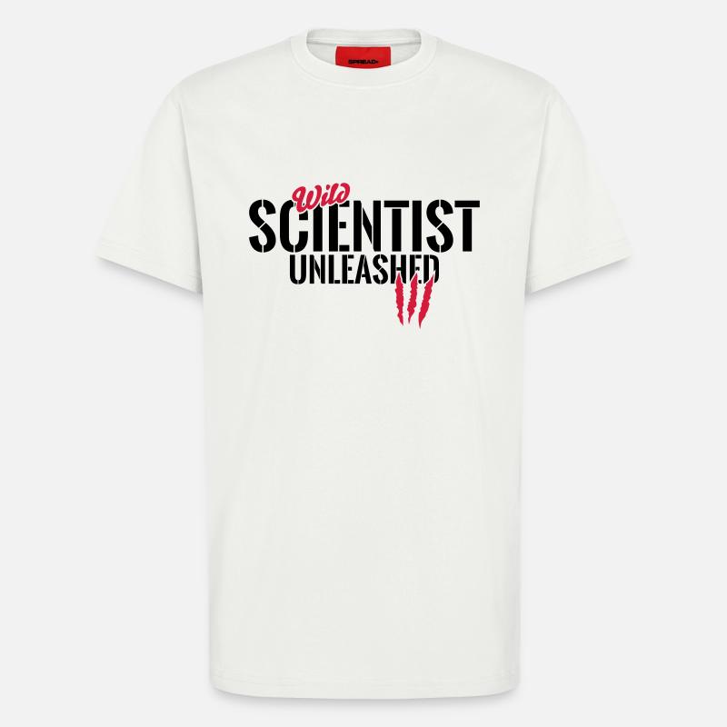 Wild scientists unleashed - T-Shirt - made by SPREAD - OFF WHITE