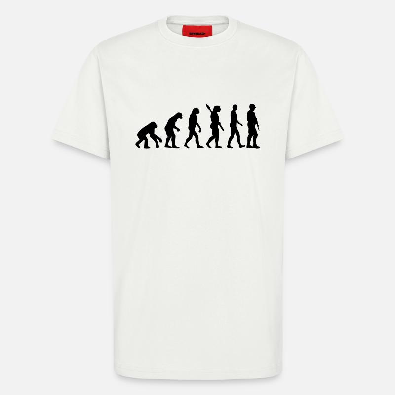 Evolution Soldier - T-Shirt - made by SPREAD - OFF WHITE