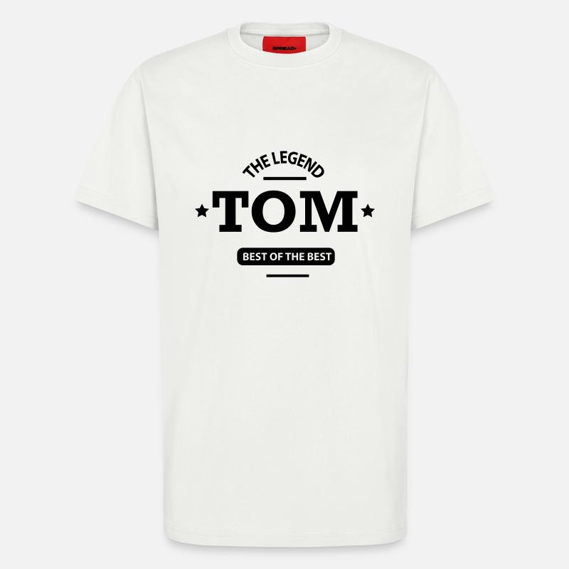 tom - T-Shirt - made by SPREAD - OFF WHITE