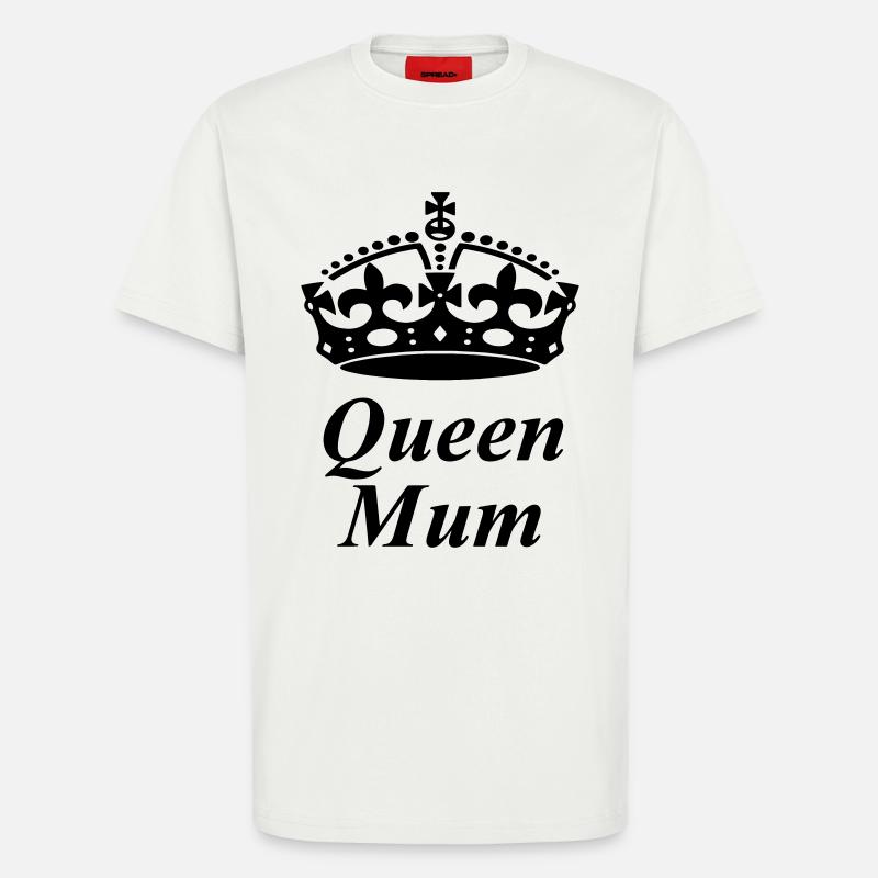 Queen Mum - T-Shirt - made by SPREAD - OFF WHITE
