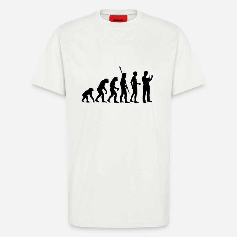 evolution_geiger - T-Shirt - made by SPREAD - OFF WHITE