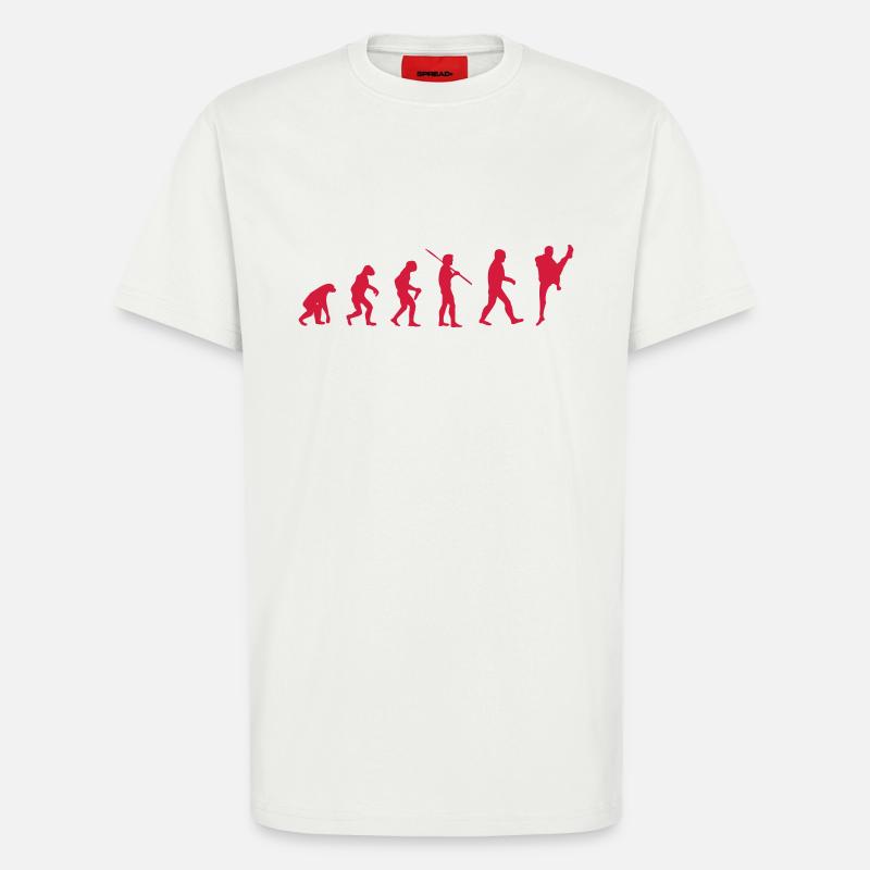 Martial Arts Evolution - T-Shirt - made by SPREAD - OFF WHITE