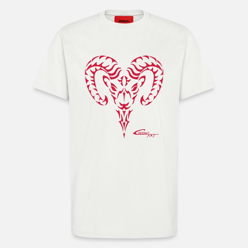 Sternzeichen Widder - T-Shirt - made by SPREAD - OFF WHITE