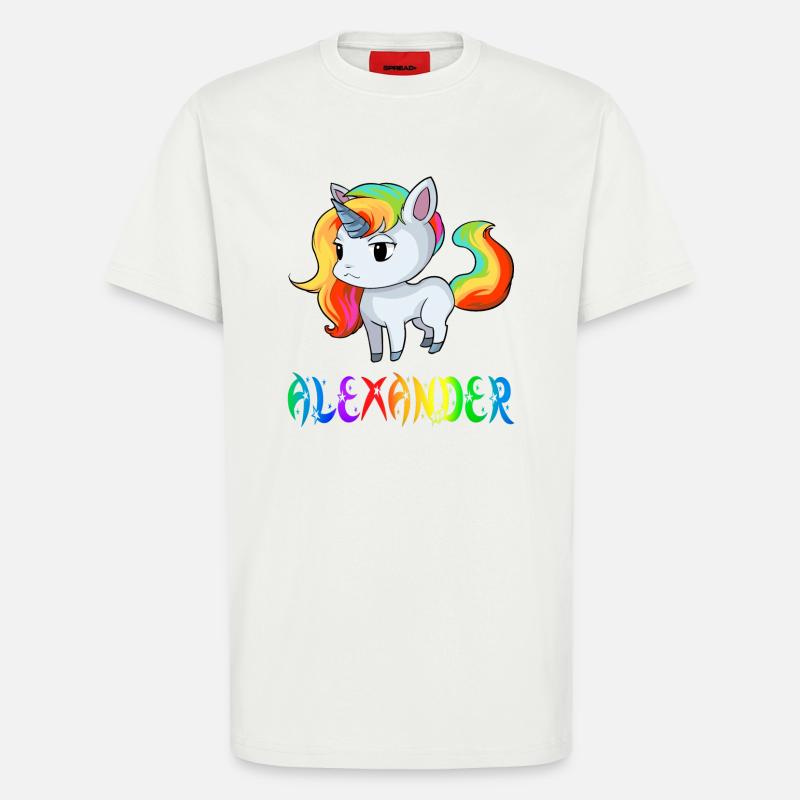 Alexander Einhorn - T-Shirt - made by SPREAD - OFF WHITE