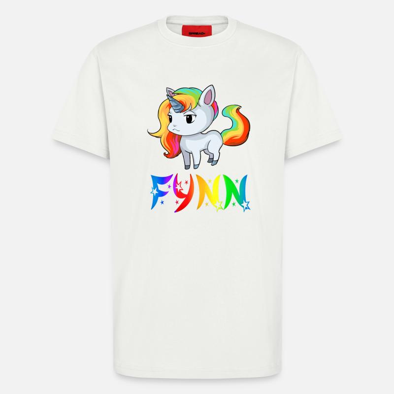 Fynn Einhorn - T-Shirt - made by SPREAD - OFF WHITE