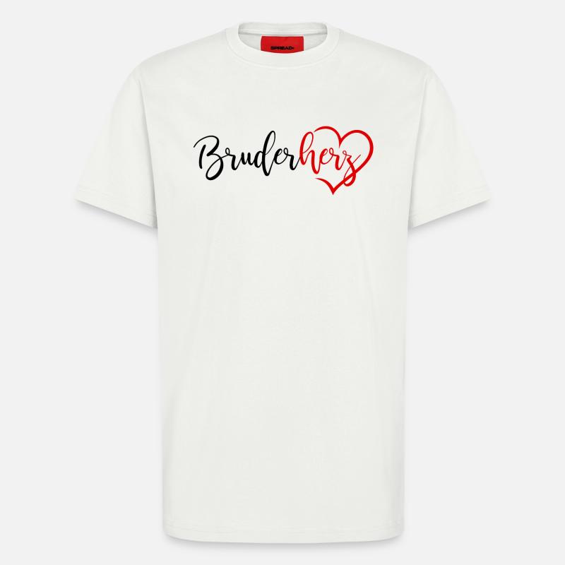 Bruderherz - T-Shirt - made by SPREAD - OFF WHITE