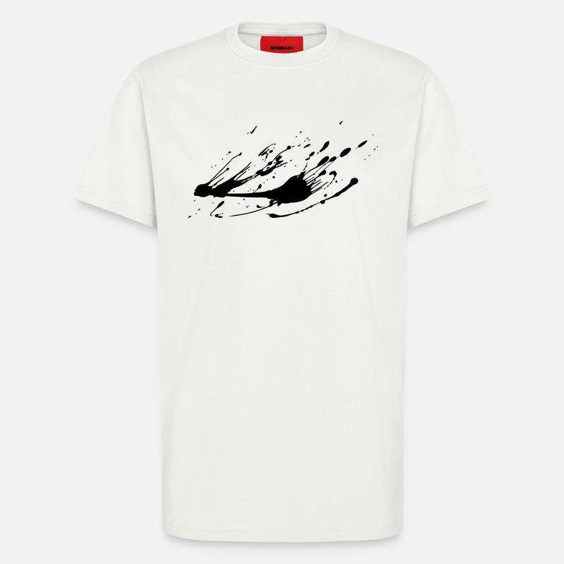 Splash-Bild malen # - T-Shirt - made by SPREAD - OFF WHITE